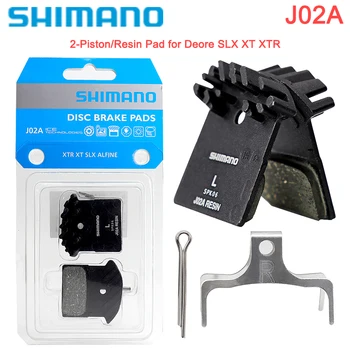 Тормозные колодки SHIMANO J02A для MTB велосипеда Ice Technologies 2 Поршневые Полимерные Колодки для Deore SLX XT XTR M7100 M8100 M9020 Оригинальные Запчасти