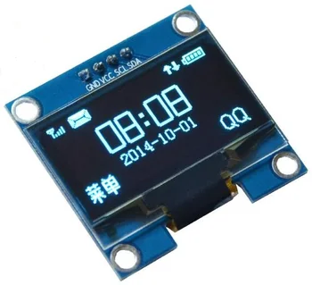 1,3-дюймовый модуль экрана OLED-дисплея синего цвета 3,3-5,5 V 12864 IIC I2C Интерфейс 4pin SSH1106