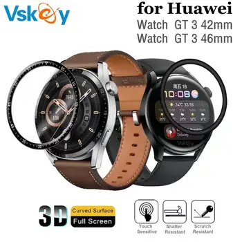 100 шт., мягкая защитная пленка для экрана Huawei Watch GT 3 42 мм и GT3 46 мм, смарт-часы GT Runner с полным покрытием, защитная пленка