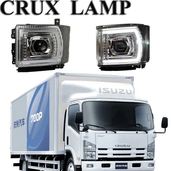 2 ШТ (LH и RH) Головной фонарь 24 В С линзой Подходит Для грузовика Isuzu 700P Новый Дизайн головного Фонаря