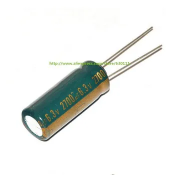 20 ШТУК 6,3 В 2700 мкФ Алюминиевый электролитический конденсатор 2700 мкФ 6,3 В 10 *20 мм