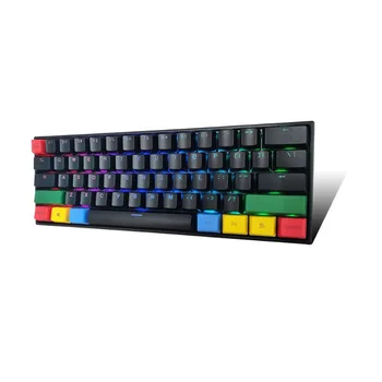 2023 Горячая Продажа Высококачественная PBT Keycap BT Цветная карманная мини-беспроводная клавиатура 60%