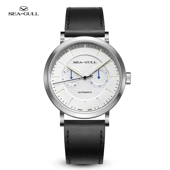 2023 Многофункциональные спортивные часы Seagull, Автоматические механические деловые наручные часы, Мужские часы на ремне reloj hombre 6089