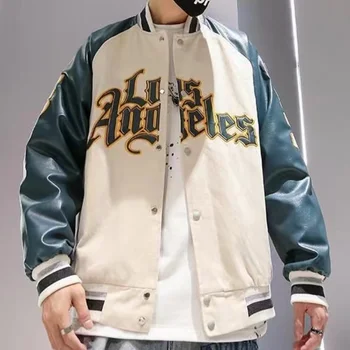 2023 Новая куртка с надписью, пальто, мужской хип-хоп тренд, уличная мода, бейсбольная форма, пара повседневных свободных курток