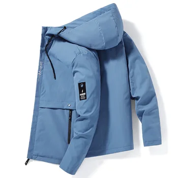 2023 Осенняя куртка для кемпинга, высококачественная мужская спортивная куртка с принтом, ветрозащитная модная повседневная брендовая спортивная куртка