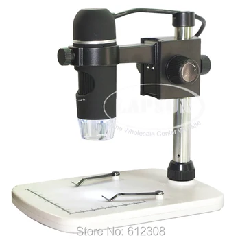 300X5.0 MP USB Цифровой Микроскоп Эндоскоп Лупа Зум Изображение Видеокамера С 8 светодиодными осветителями и Размером для чтения и Большой Подставкой