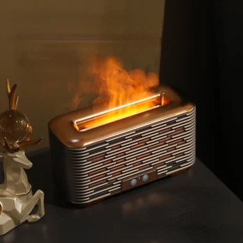 3D Домашний Пламенный диффузор USB, мини-увлажнитель воздуха для спальни, ультразвуковой увлажнитель воздуха Umidificador