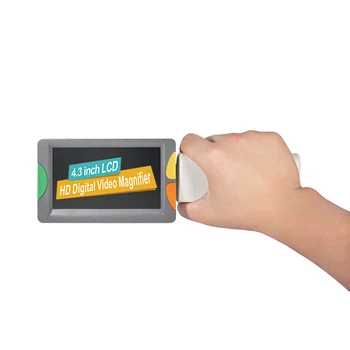 4,3-дюймовый ЖК-экран с 2x-32-кратным увеличением, цифровые электронные портативные устройства для чтения для пожилых людей, Увеличивающая видеолупа