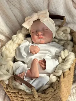 48 См Леви Спящая Новорожденная Кукла, которая Выглядит Как Настоящая Реалистичная Детская Реалистичная Кукла в Натуральную Величину Куклы для Детей Игрушки Подарки