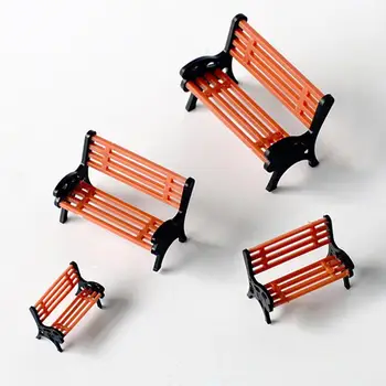 5 шт. реалистичная модель скамейки для сидения в парке, на улице, сделай САМ, микро сказочный садовый аксессуар