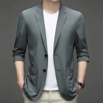 6181-2023 мужская новая корейская модная куртка для бизнеса и отдыха, роскошный костюм в стиле Yinglun