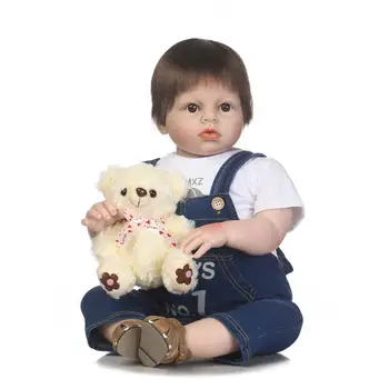 70 см Возрожденный ребенок Имитация годовалой куклы Мальчик фотография модель детской одежды
