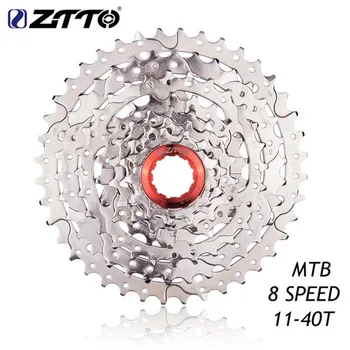 8-ступенчатая кассетная звездочка свободного хода ZTTO 11-40 T для горных велосипедов Shimano Запчасти Высокого качества