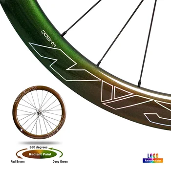 AERO Super light carbon wheel велосипедная колесная пара дисковый тормоз novatec 411 412 SAPIM колеса carbon clincher 50 мм с радужным хамелеоном