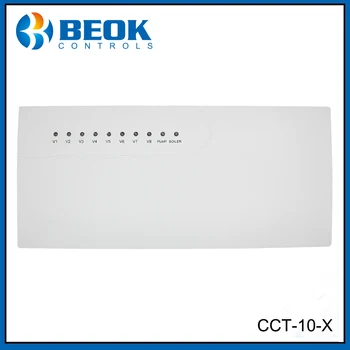 Beok CCT-10-X Беспроводной Концентратор-контроллер на 8 выходных каналов, Концентратор на 8 субкамер, работающий с WiFi-термостатом для Газового котла