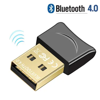 Bluetooth Адаптер для ПК USB Bluetooth приемник ключа Беспроводной передачи данных Совместим со стереонаушниками Настольный компьютер Windows