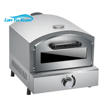 Commercieel Restaurant Pizza Oven Roterend Gas Draagbare Propaan Vuur Keuken Pizza Maker Voor Buiten