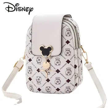 Disney Mickey/ Новый женский кошелек Zero, Модная высококачественная сумка через плечо для девочек, Классическая повседневная универсальная женская сумка для мобильного