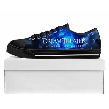 Dream Theater, Рок-поп, Низкие Высококачественные Кроссовки, Мужские, Женские, подростковые, парусиновые кроссовки, Повседневная обувь для пар, обувь на заказ