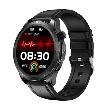 E420 Смарт-Часы Интеллектуальный Уровень Глюкозы в Крови Частота сердечных Сокращений Мужчины Женщины Температура Тела ЭКГ Монитор Здоровья Smartwatch