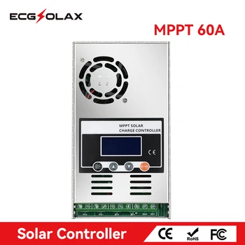 ECGSOLAX MPPT 60A Солнечный Контроллер Заряда 24V 12V 48V Солнечный Регулятор Max PV 150VDC Контроллер Зарядки Для Lifepo4 Свинцово Кислотный