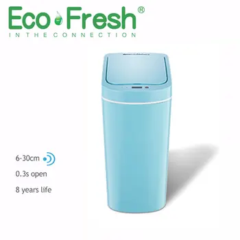 Ecofresh Automatic Бесконтактный Автоматический умный инфракрасный датчик движения Мусорное ведро для мусора Кухонное мусорное ведро