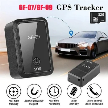 GF-07/GF-09 Мини GPS Трекер Приложение Для Управления Противоугонным Устройством Локатор Магнитный Диктофон для Определения Местоположения Домашних животных в Автомобиле