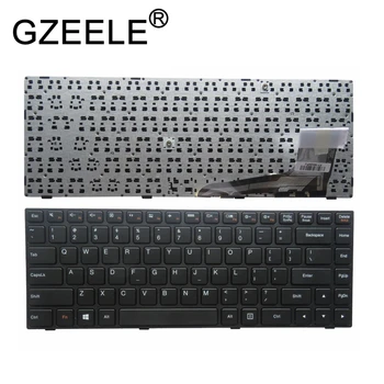 GZEELE Новая клавиатура для ноутбука в США для LENOVO ideapad 100-14 100-14IBY Английская клавиатура в США версия с коротким кабелем