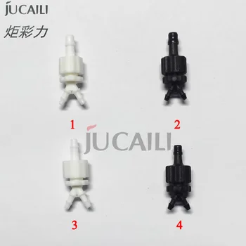 Jucaili 10 шт./лот, соединитель шланга для чернил принтера для печатающей головки Epson xp600/DX5/DX7, Эко-растворитель/УФ-чернильная трубка, соединения блоков труб