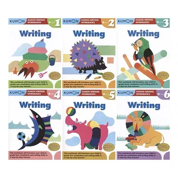 Kumon Writing Workbook Word Problems G1-G6 Упражнения Для обучения английскому языку в начальной школе