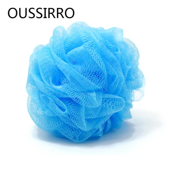 OUSSIRRO 1шт Мягкий шарик для ванны, Полиэтиленовый прохладный шарик, Банное полотенце, Скруббер, Сетка для чистки тела, Цветочная губка для душа, Аксессуары для ванной комнаты