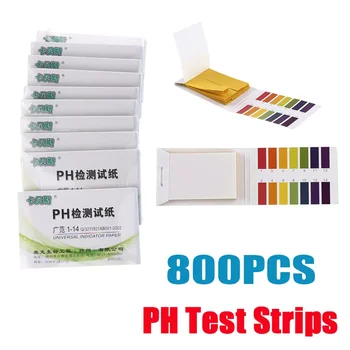 PH Бумажные полоски PH 1-14 Универсальный Полный ассортимент Лакмусовых бумажных полосок для лабораторных инструментов 80 полосок в 1 упаковке