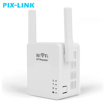 PIXLINK 300 Мбит/с Wi-Fi Маршрутизатор Ретранслятор 2,4 G Интернет-сеть Удлинитель Дальнего Действия Усилитель Точка доступа Простая Настройка с Портом USB 5 В/2 А