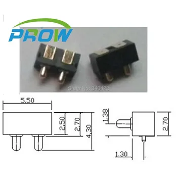 [PR] контактный разъем pogo 2P для боковой сварки квадратной антенны, наперсток, разъем для наперстка, бесплатная доставка PG1.5-2P-2.5PH-4.3H