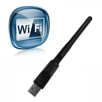 Rt5370 USB 2,0 150 Мбит/с WiFi Антенна MT7601 Беспроводная Сетевая карта 802.11b/g/n LAN Адаптер с поворотной Антенной прямая поставка