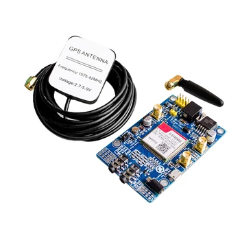 SIM808 Модуль GSM GPRS GPS Плата разработки IPX SMA с GPS антенной Raspberry Pi Поддержка SIM-карты 2G 3G 4G