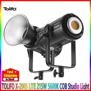 TOLIFO 5600K Daylight LED Video Studio Light 215W Непрерывное Освещение CRI97 TLCI98 44500lux для Видеосъемки в прямом эфире