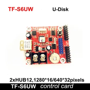 U-диск TF-S6U (замена TF-S5U) светодиодная плата управления, новый Wifi P10 с одно- и двухцветным светодиодным дисплеем, светодиодный контроллер
