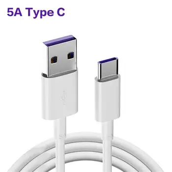 USB Type C USB Кабель для зарядки данных, кабель зарядного устройства, провод, шнур для телефонов Android, планшетов Huawei OPPO, 1 М