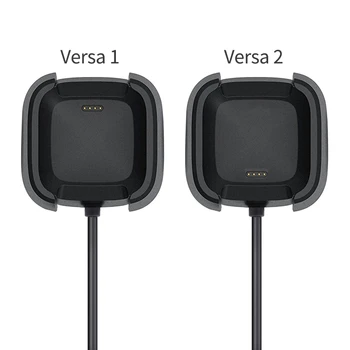 USB Зарядное устройство для смарт-браслета Fitbit versa2, USB кабель для зарядки для fitbit versa band 2 для fitbit versa lite