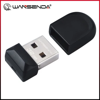 WANSENDA Супер Мини USB Флэш-Накопитель Водонепроницаемый Флешка 64 ГБ 32 ГБ 16 ГБ 8 ГБ 4 ГБ Реальная Емкость USB 2,0 Memory Stick Флэш-накопитель