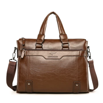 Weysfor Мужской портфель, Деловая дорожная сумка, Высококачественная мужская сумка из искусственной кожи, сумка для ноутбука, сумки-мессенджеры для мужчин