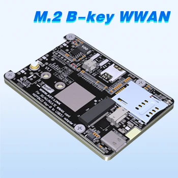 WS18 M.2 B-key WWAN 3G 4G 5G Модуль LTE Слот для карты памяти USB Type-C Gen2x1 Интерфейсная плата адаптера Поддержка карт 2230/3042/3052