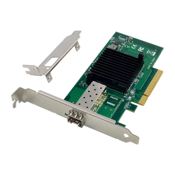 X520-SR1 PCI-E X8 10GbE Оптическая Серверная Сетевая карта с Одним Портом SFP LC + Оптическое волокно 10000 Мбит/с 82599EN