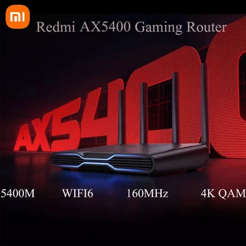 Xiaomi Redmi Маршрутизатор AX5400 WiFi 6 VPN Сетчатый Ретранслятор 2,5 G Сетевой Порт OFDMA MU-MIMO 512 МБ Чип Qualcomm Усилитель сигнала PPPOE
