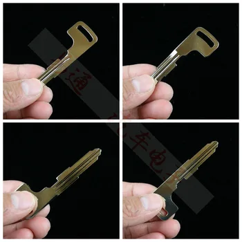 Аварийный маленький ключ для MITSUBISHI Outlander EX Flip Key Key Blade Смарт-карта маленький ключ