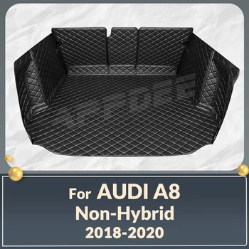 Автоматический Коврик для багажника с полным покрытием для Audi A8, негибридный 2018 2019 2020, автомобильный коврик для багажника, аксессуары для защиты грузового салона