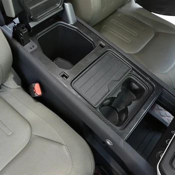 Автомобильная консоль, Подлокотник, Коробка для хранения, Декоративная рамка, Крышка для Стакана воды, наклейка на панель Для Land Rover Defender 20-23, аксессуары