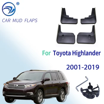 Автомобильные Брызговики Для Toyota Highlander Kluger 2001-2019 Брызговики Брызговики Брызговики Крыло Переднее Заднее 2002 2003 2004