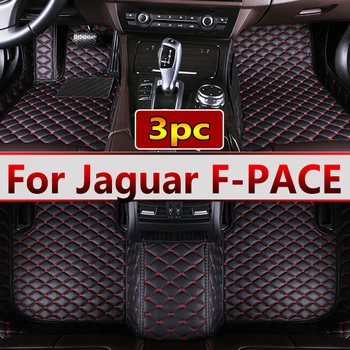 Автомобильные коврики для Jaguar F-PACE 2016 2017 2018 2019 2020 Пользовательские автоматические накладки для ног